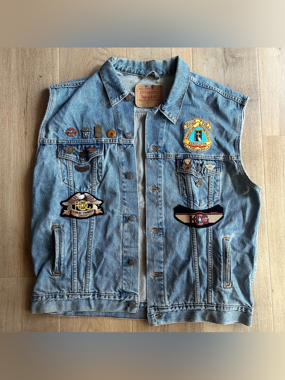 Vintage Levi’s Biker Jean Vest